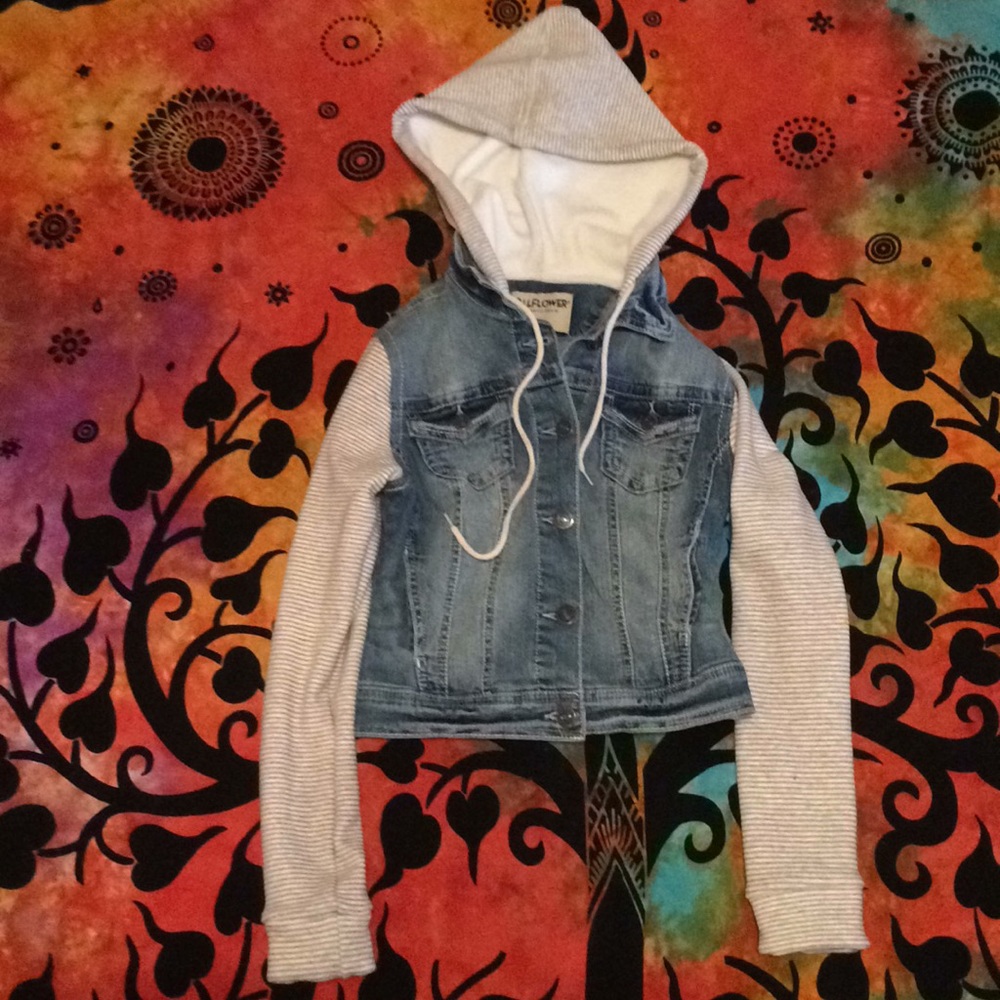 Wallflower Cropped Denim Jacket